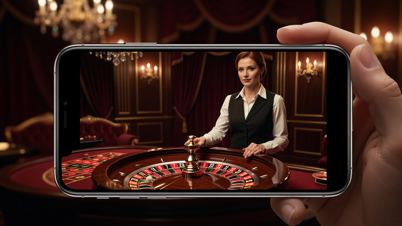 Live Casino op Mobiel - Betsixty Casino App